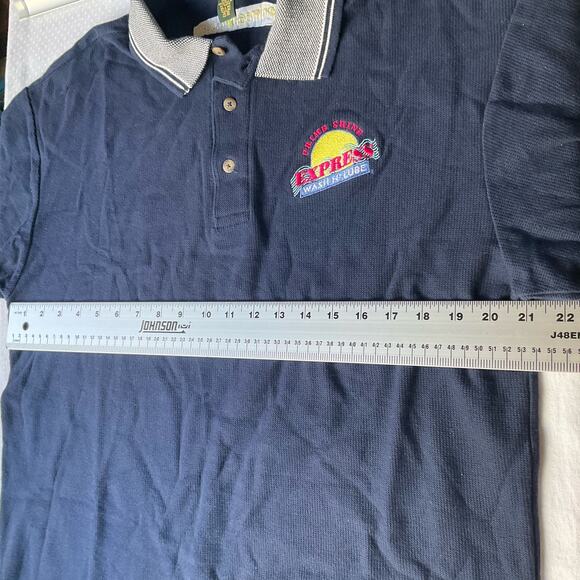 Cross Creek Men’s Short Sleeve Polo Shirt Size L, Blue, Prime Shine - Picture 4 of 7